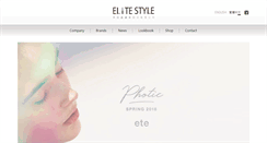 Desktop Screenshot of elitestyle.com.tw